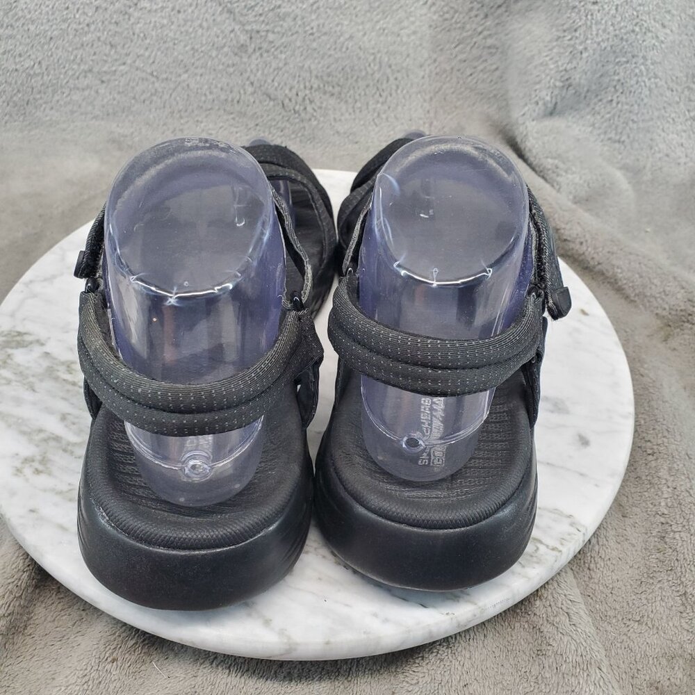 Skechers Shoes Womens Size 9 Black Textile On The Go GoWalk Sandals - Picture 7 of 10